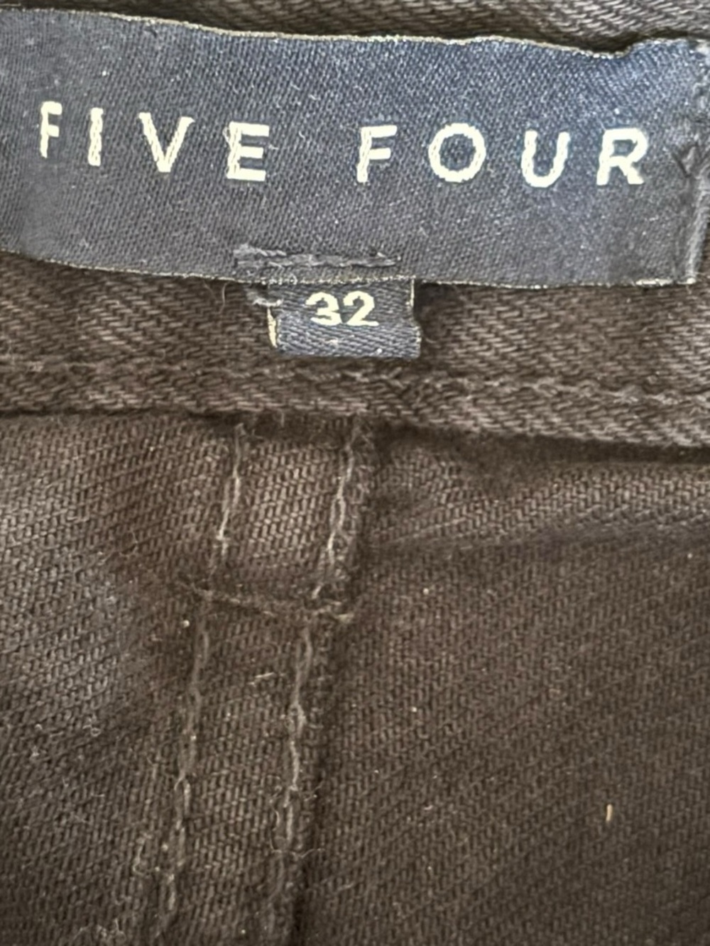 Five Four Men's Black Robles Straight Jeans Size 32 - Picture 4 of 6